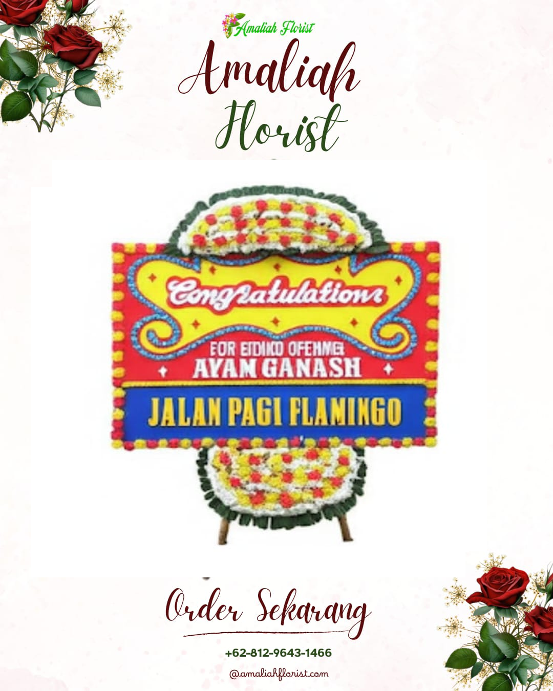 Sewa Papan Bunga Girian
